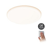 Panneau LED à encastrer Varifit Veluna 2350lm 21w IP44 ⌀21,5 cm blanc chaud Paulmann transparent