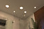 Panneau LED à encastrer Varifit Veluna 550lm 4,5w IP44 ⌀7,5 cm blanc neutre Paulmann transparent