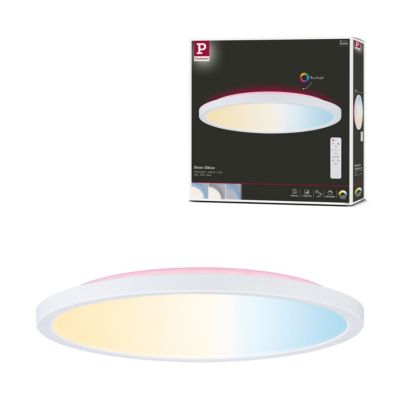 Panneau LED Atria Shine rond 290 mm 19W / 2W 1500lm / 0lm RGB+ Blanc ...