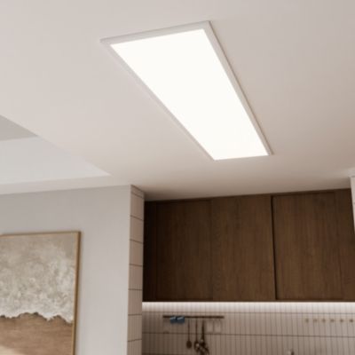 Panneau LED carré 60 x 60 cm 36 W blanc, lumière neutre GoodHome Elaris