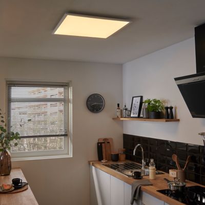 Panneau LED Colours dimmable blanc chaud ou froid IP20 36W L.60 x l.60 cm