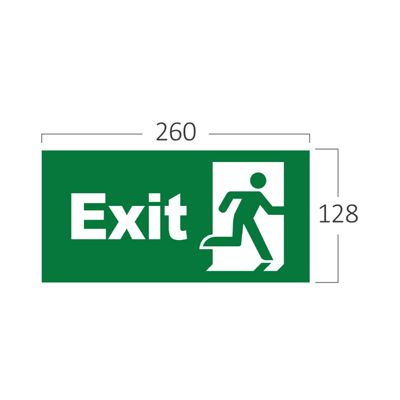 Panneau LED EXIT BRAYTRON - Secours - 3W