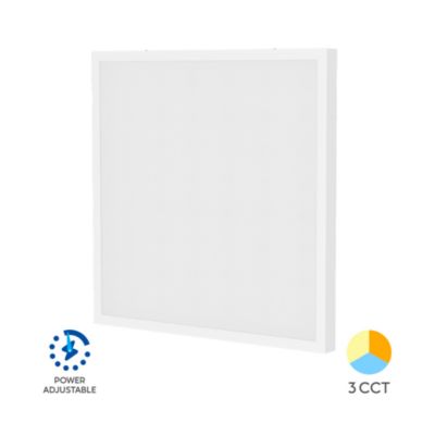 Panneau LED saillie 50W 600x600 3en1 Blanc