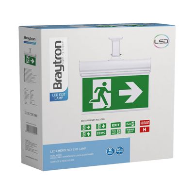 Panneau LED WC BRAYTRON - Blanc - 3W