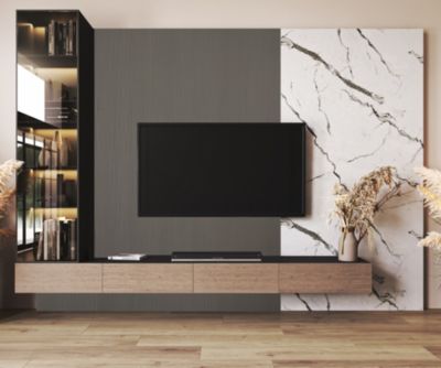 Panneau MDF brossé 244 x 24cm Ép.9mm vendu par 3 pièces
