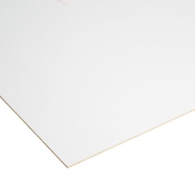 Panneau médium (MDF) blanc - 244 x 122 cm, ép.3 mm (vendu au panneau)