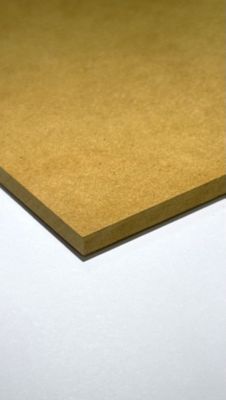 Panneau médium teinté dans la masse Forescolor jaune 122 x 61 cm, ép.5 mm