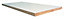 Panneau mélaminé blanc 120 x 60 cm ép. 22 mm