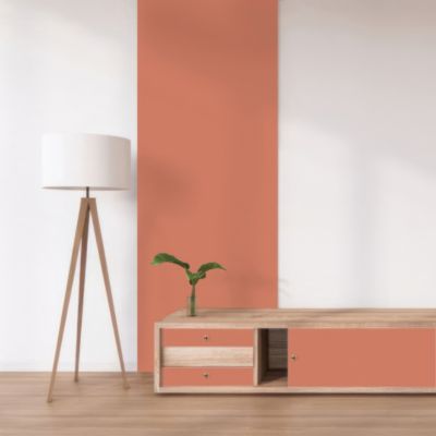 Panneau mélaminé Ninna prédécoupé terracotta 280X90X2.2cm