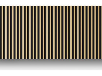 Panneau mural 3D - Pack de 2,83 m² - Noir et doré - Lot de 8 pièces - CLINTON