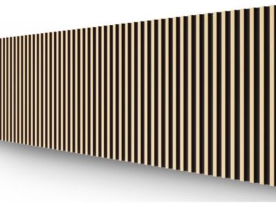 Panneau mural 3D - Pack de 2,83 m² - Noir et doré - Lot de 8 pièces - CLINTON