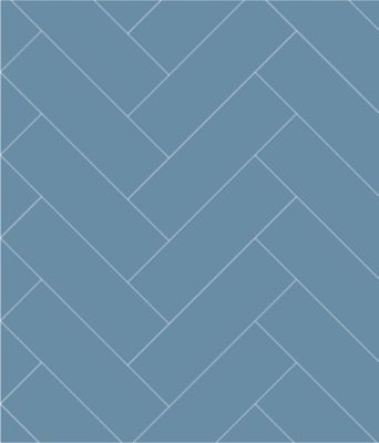 Panneau mural Alu Douche Salle de Bain CHEVRON BLEU MAT 90 cm x 210 cm