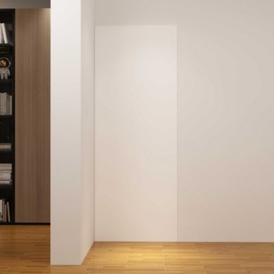 Panneau mural de douche Blanc 80 x 210 cm mural aluminium - Étanche, durable et facile à nettoyer