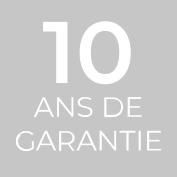 Panneau mural de salle de bains l.100 x H.210 cm, blanc effet structuré, Schulte DécoDesign