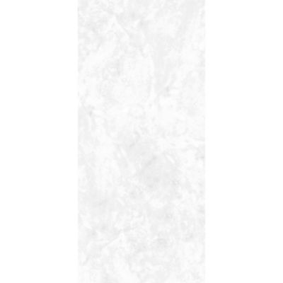 Panneau mural de salle de bains l.100 x H.210 cm, effet marbre blanc mat, Schulte DécoDesign