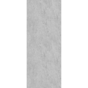 Panneau mural de salle de bains l.100x255 cm, décor pierre gris clair, Schulte DécoDesign
