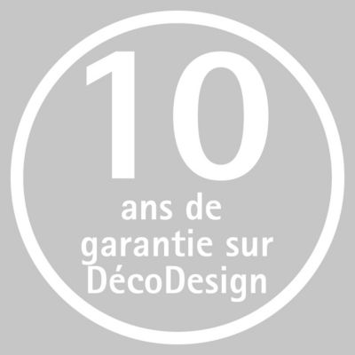 Panneau mural de salle de bains l.150 x H.255 cm, effet travertin beige, Schulte DécoDesign
