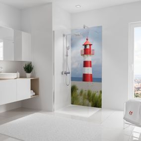 Panneau mural de salle de bains l.90 x H.210 cm, phare, Schulte DécoDesign Photo