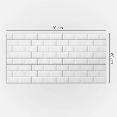 Panneau Mural PVC Wallfluent 120x60 cm Motif Végétal Avec Ornements 1 pièce