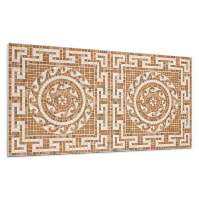 Panneau Mural PVC Wallfluent 120x60 cm Motifs De Carreaux 3x3 1 pièce