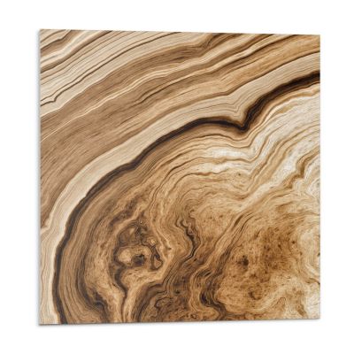 Panneau Mural PVC Wallfluent 50x50 cm Motifs En Bois Naturel 4 pièces
