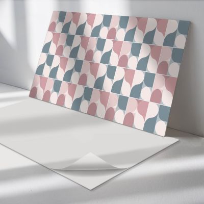Panneau Mural TV Wallfluent 100x50 cm Géométrie Des Cercles Dans Le Système 1 pièce