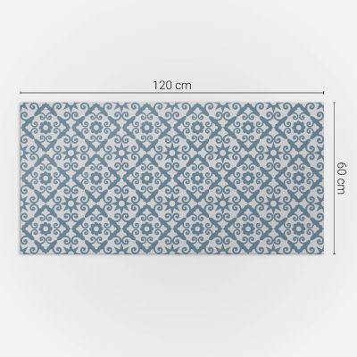 Panneau Mural TV Wallfluent 120x60 cm Motif Floral Géométrique 1 pièce