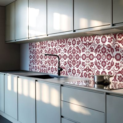Panneau Mural Wallfluent 100x50 cm Motif Floral En Arrière-Plan 1 pièce