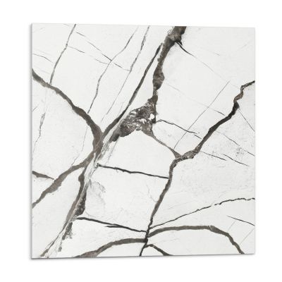 Panneau Mural Wallfluent 50x50 cm Motif Marbré Veiné 4 pièces