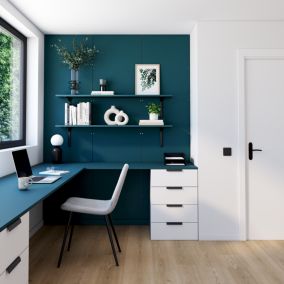 Panneau Ninna OSB-3 bleu 122 x 60 x 1,5 cm