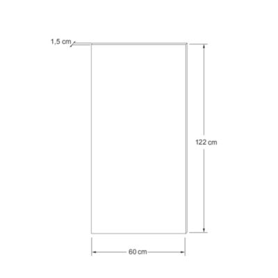 Panneau Ninna OSB-3 vert olive 122 x 60 x 1,5 cm