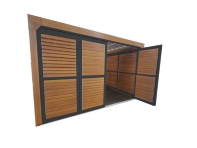 Panneau ouvrant repliable pour pergola Green Outside 4m bois vendu par 2