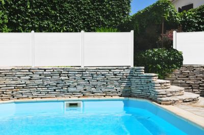 Panneau plein en PVC blanc prêt à poser L.150 x H.90 cm x ép.24 mm, Morey