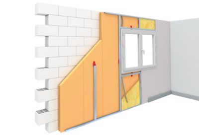 Panneau polystyrène extrudé emboîtable multi-usage Soprema 125 x 60 cm ép. 30 mm R. 0,90 m²K/W (vendu au panneau)