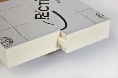 Panneau polyuréthane Recticel 120 x 60 cm ép.82 mm (4 panneaux)