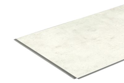 Panneau PVC Ciment gris béton clair 40 x 260 cm Dumawall