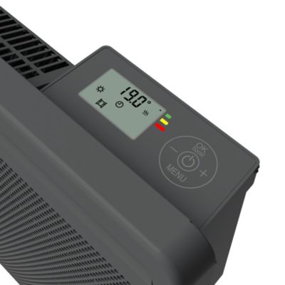 Panneau rayonnant Kiruna 1500W vertical gris
