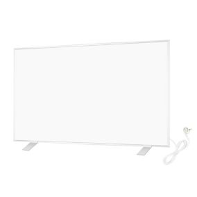 Panneau rayonnant électrique WarmlyYours, blanc, 600 W, 60x90 cm, silencieux, sur pied, en aluminium