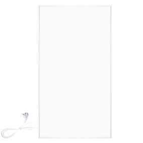 Panneau rayonnant électrique WarmlyYours, blanc 600W 60x120 cm, silencieux, monté au mur ou au plafond