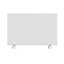 Panneau rayonnant mobile céramique blanc 1500W 15m²