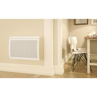 Panneau rayonnant Noirot Auréa D 1500 W vertical blanc satiné