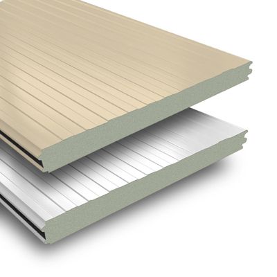 Panneau sandwich de bardage isolé 2100x1150 mm SANDEO WALL