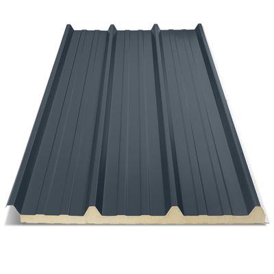 Panneau sandwich pour couverture isolée 2200x1000 mm AXEL PLUS Gris Anthracite RAL 7016