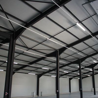 Panneau sandwich pour couverture isolée 2200x1000 mm AXEL PLUS Gris Anthracite RAL 7016