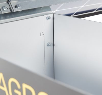 Panneau solaire bifacial plug&play Ultrawatt 850W l. 172.5 x L. 238 cm