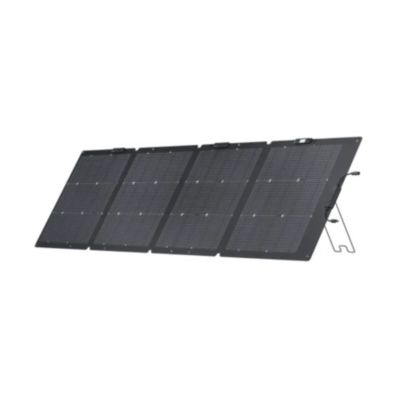 Panneau solaire portable bifacial - EcoFlow - NextGen - 220 W / 175 W - Rendement 25 % - Dimensions déplié 615 x 2 155 x 25 mm