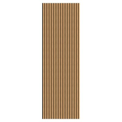 Panneau tasseau décoratif en MDF noir 90 x 280 cm