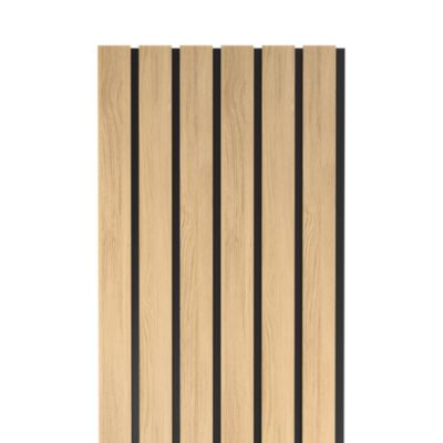 Panneau tasseau décoratif Maya en MDF effet chêne 275X90CM ép.14mm