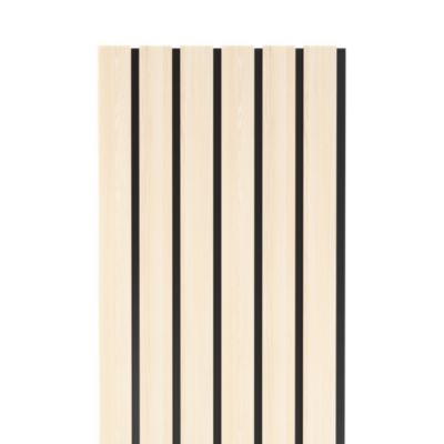 Panneau tasseau décoratif Maya en MDF effet frêne 275X90CM ép.14mm