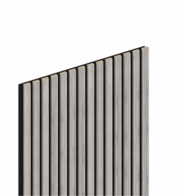 Panneau tasseau MDF coloris chêne blanc 280 x 60 cm